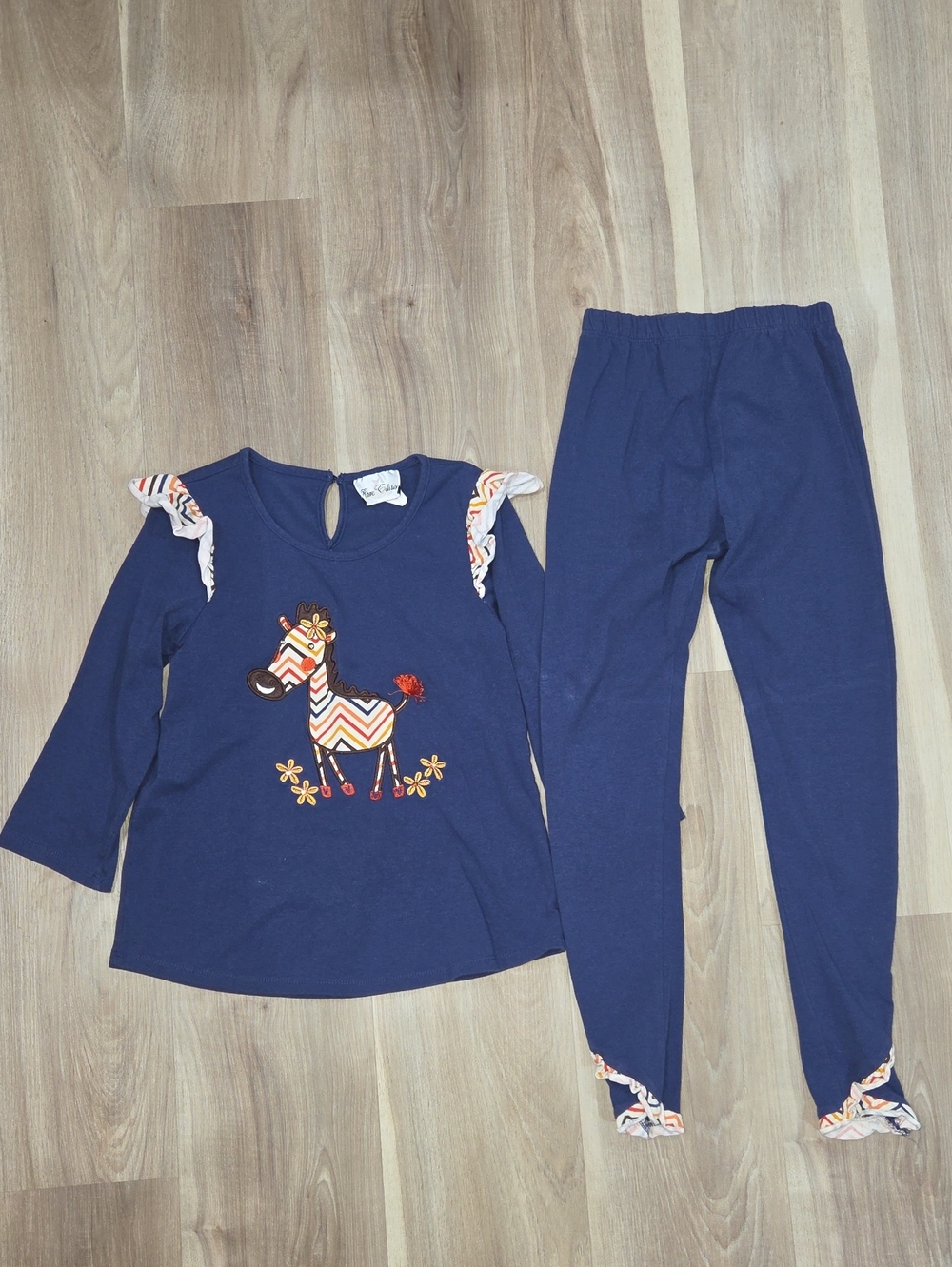 •Rare Editions• Little Girls Zebra Matching Set